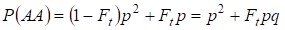 Hardy-Weinberg’s law